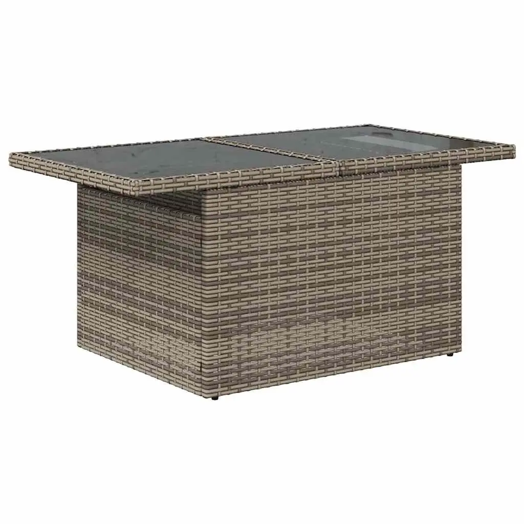 8-Piece Grey Outdoor Modular Garden Sofa Set