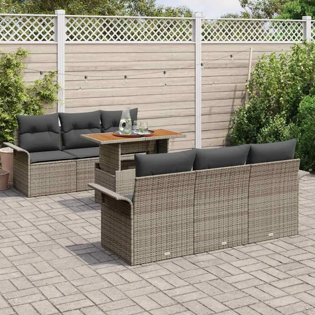7 Seater Garden Sofa Set for Outdoor Use