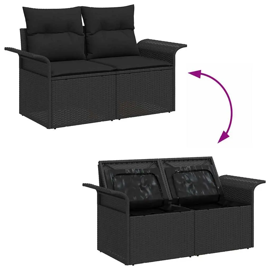 6 Piece Modular Outdoor Sofa Set with Storage
