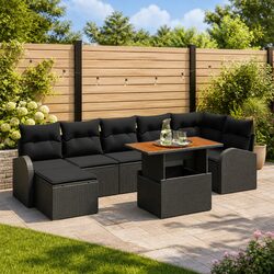 High-Quality 8 Piece Outdoor Modular Garden Sofa Set