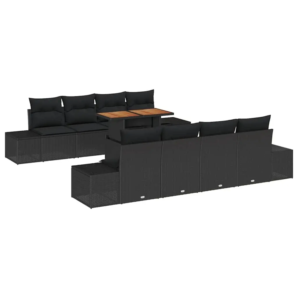 9 Piece Modular Outdoor Garden Sofa Set