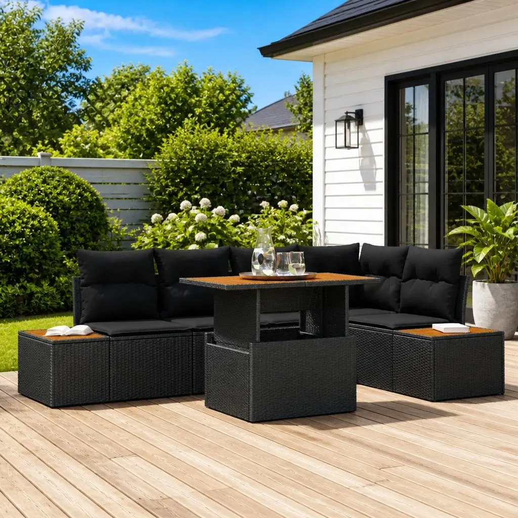 Modular Outdoor Garden Sofa Set for 6 People