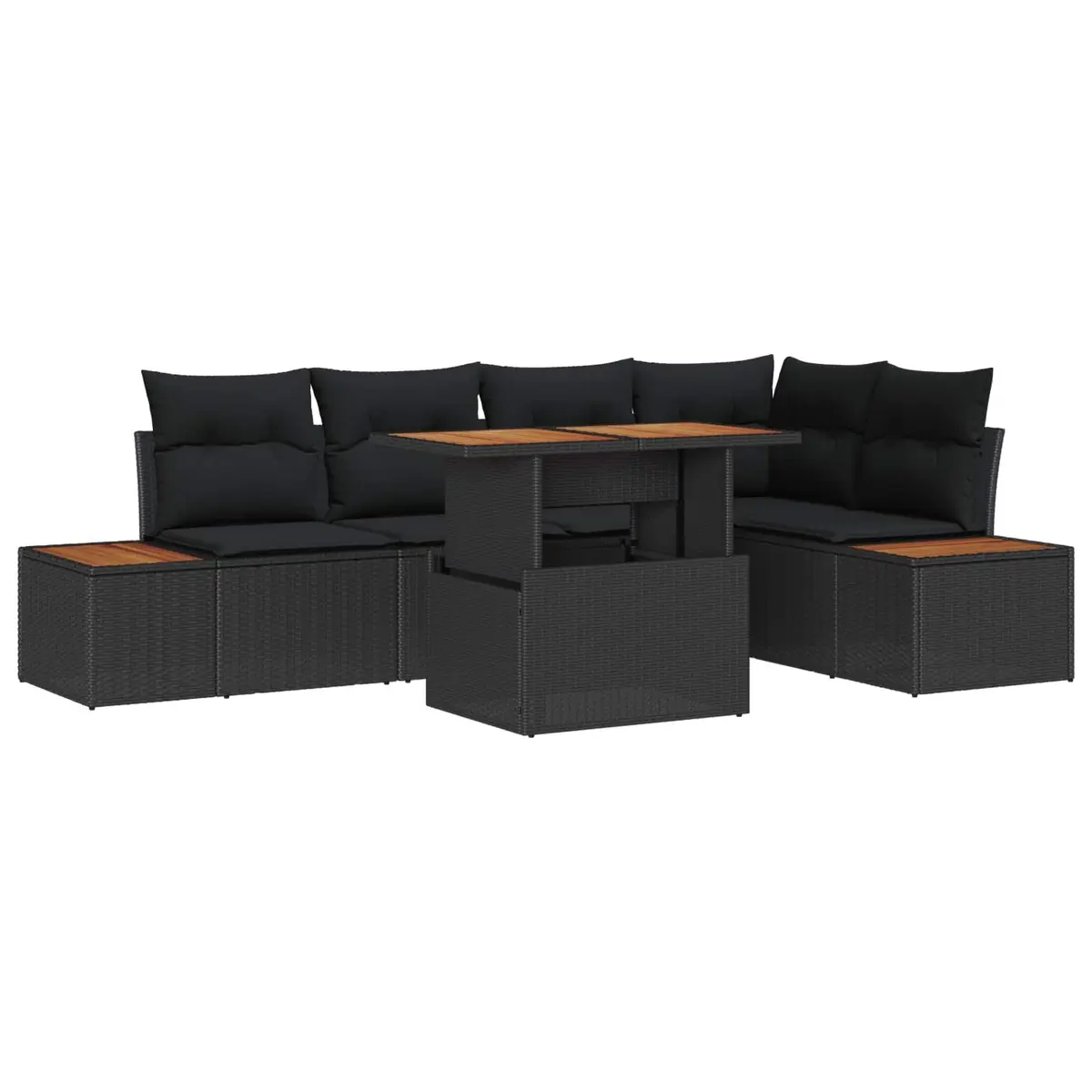 Modular Outdoor Garden Sofa Set for 6 People