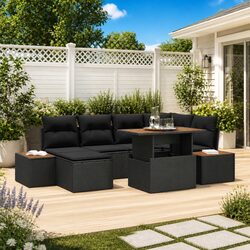 7-Piece Modular Garden Sofa Set for Outdoor Spaces