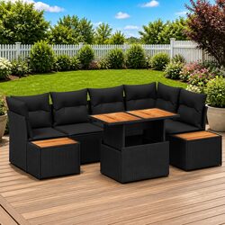 Premium 10-Piece Modular Garden Sofa Set with Storage