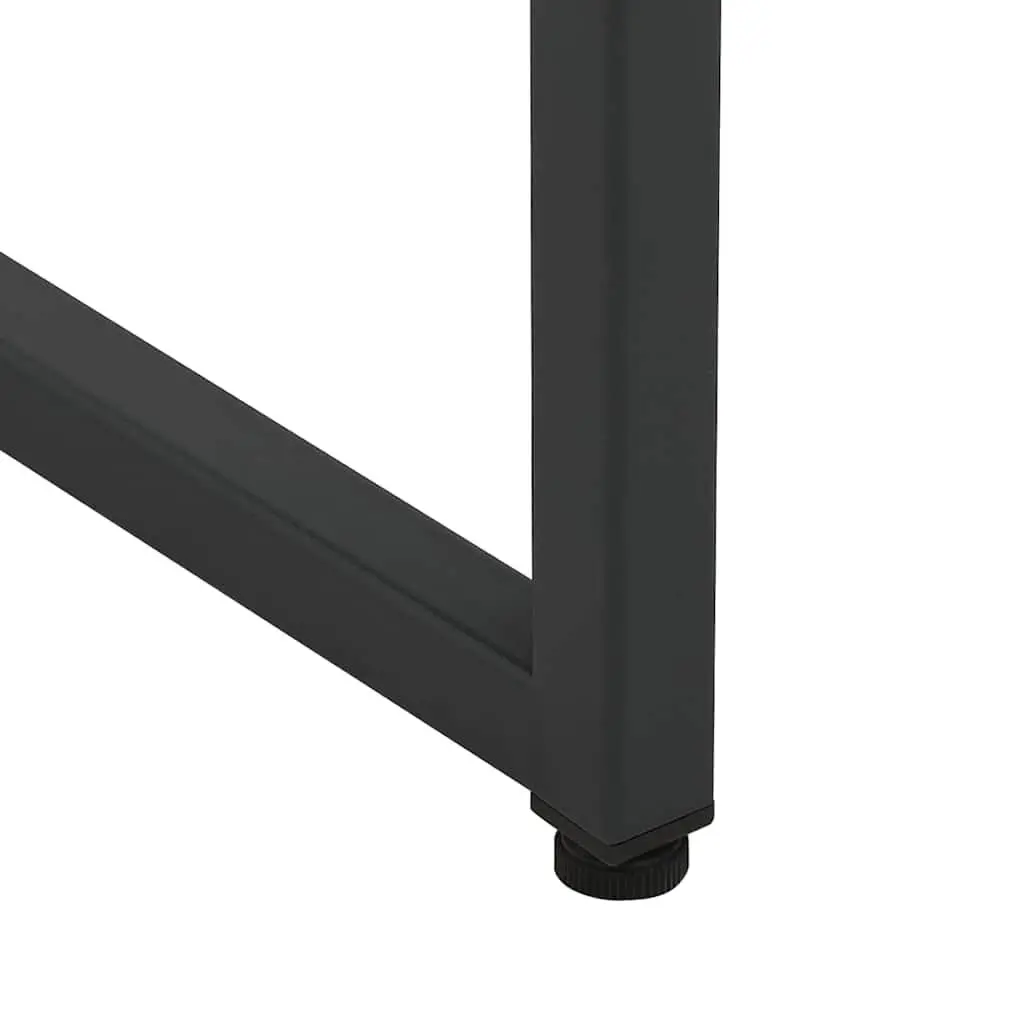 6-Door Black Highboard Storage Cabinet