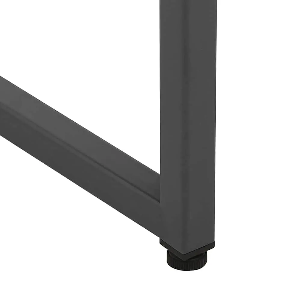 Anthracite Highboard Cabinet with 6 Doors