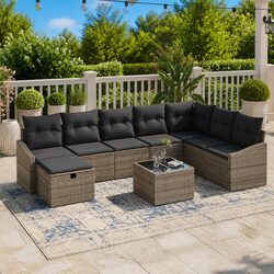 Durable Modular Outdoor Sofa Set for 8 with Storage