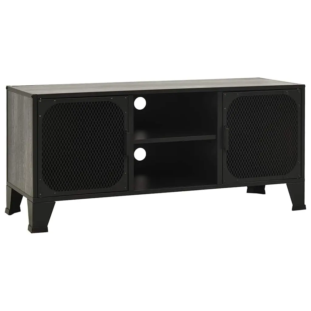 TV Cabinet Metal MDF 105cm Grey