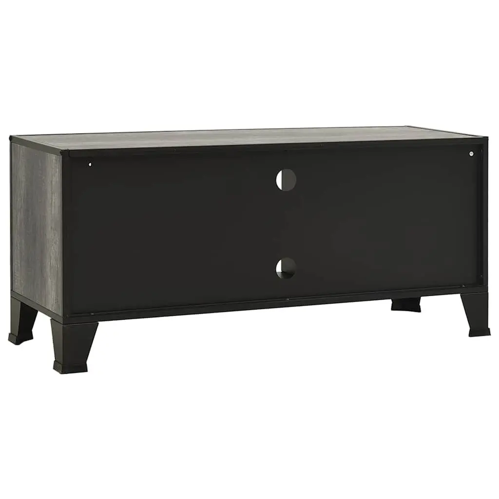 TV Cabinet Metal MDF 105cm Grey
