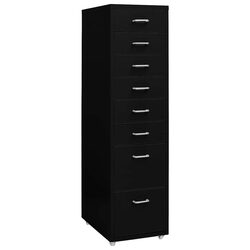 Sturdy 8 Drawer Mobile File Cabinet for Office Storage