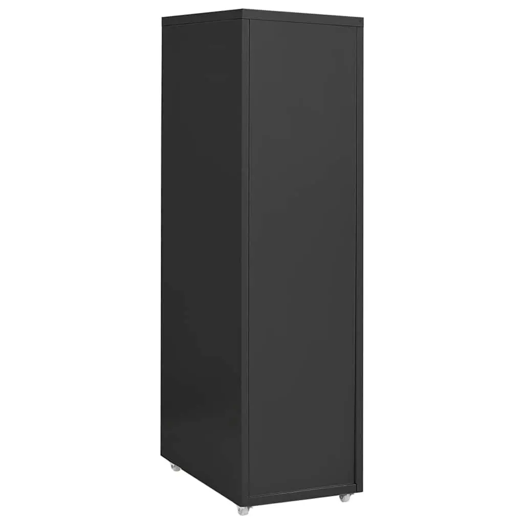 8-Drawer Metal Mobile Filing Cabinet with Wheels