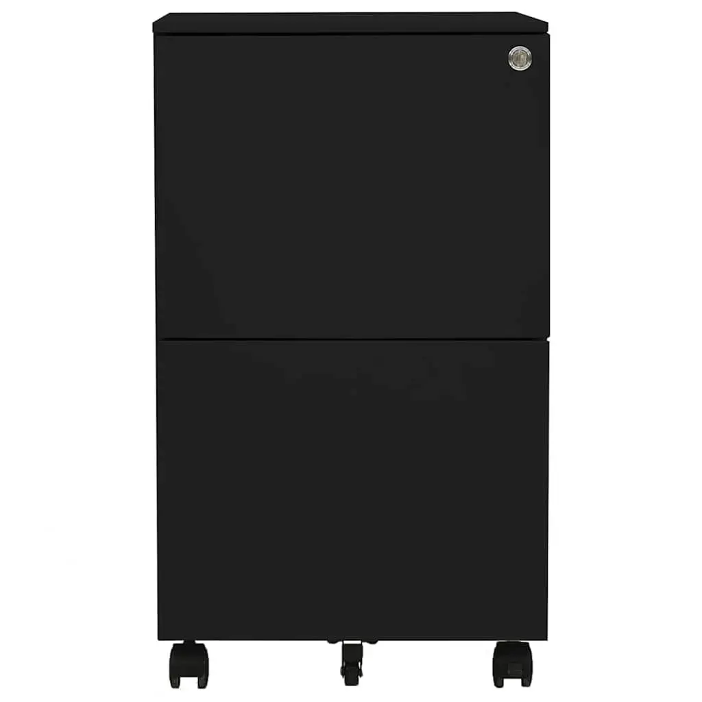 2 Drawer Mobile File Cabinet for Office Storage