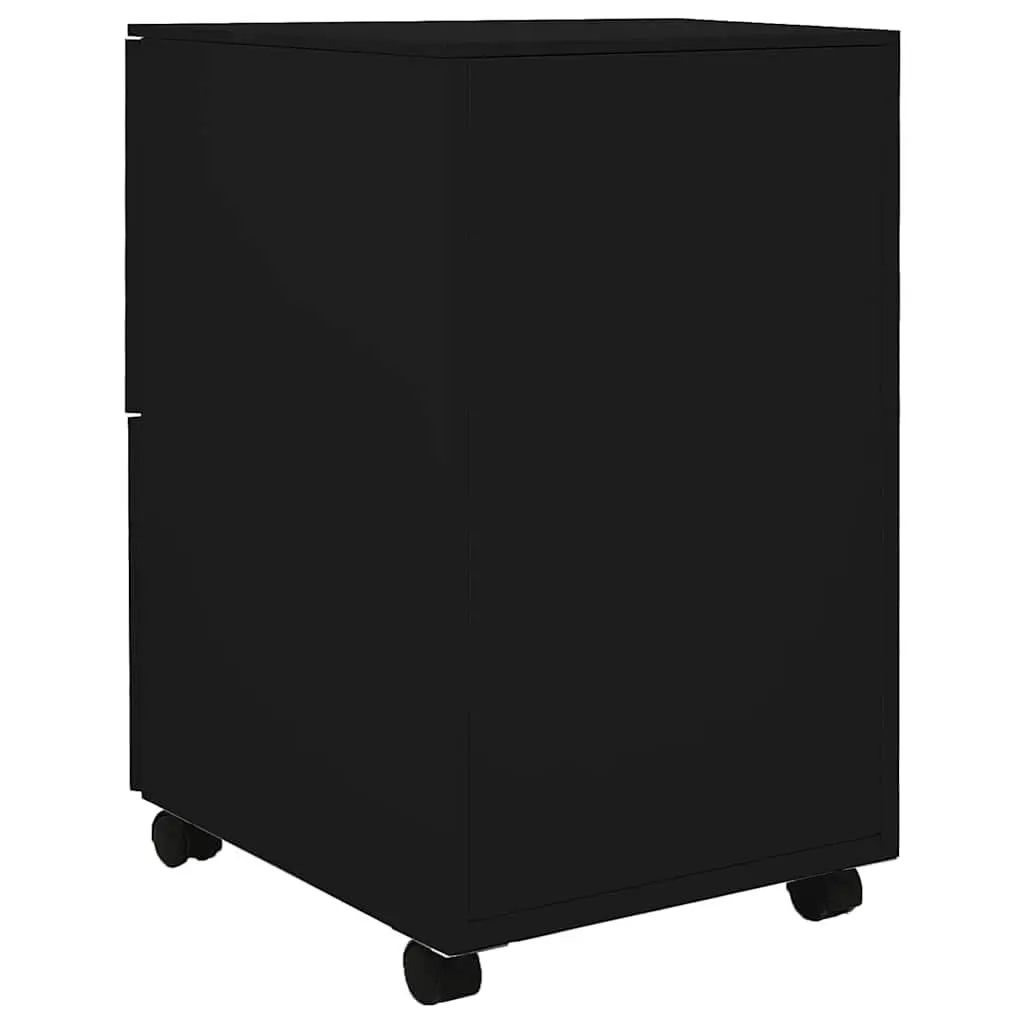 2 Drawer Mobile File Cabinet for Office Storage
