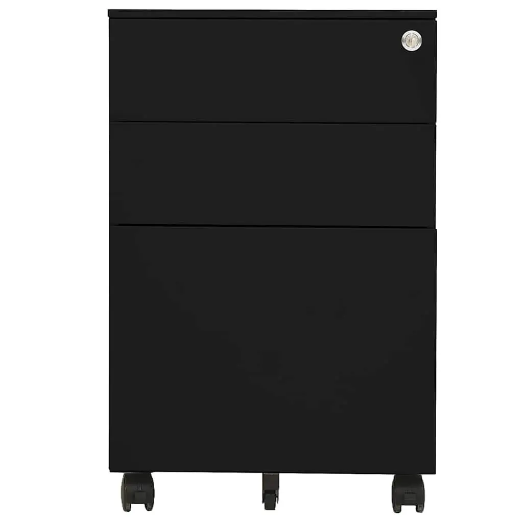 3 Drawer Mobile File Cabinet for Office Storage