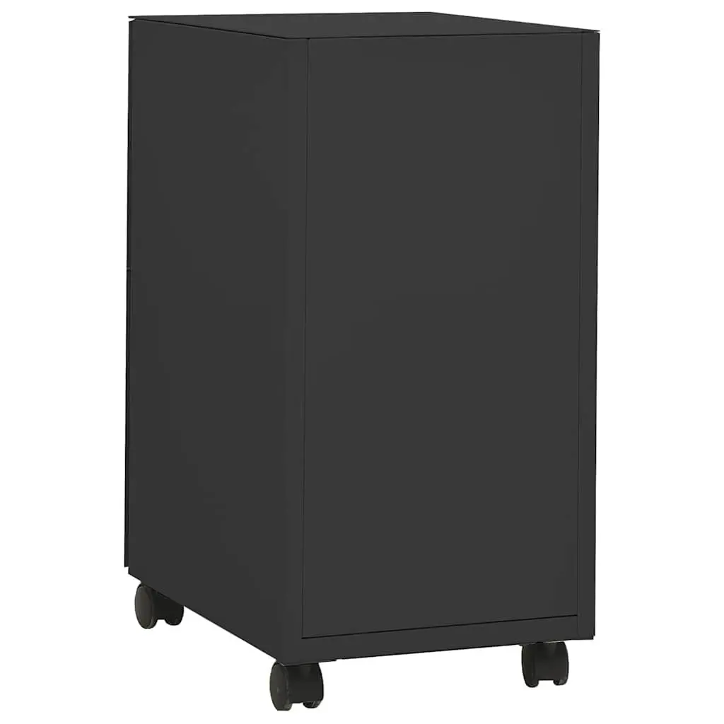 Steel Mobile File Cabinet with 3 Drawers