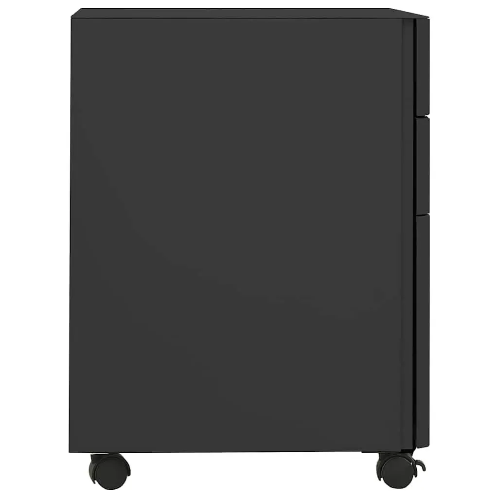 Steel Mobile File Cabinet with 3 Drawers