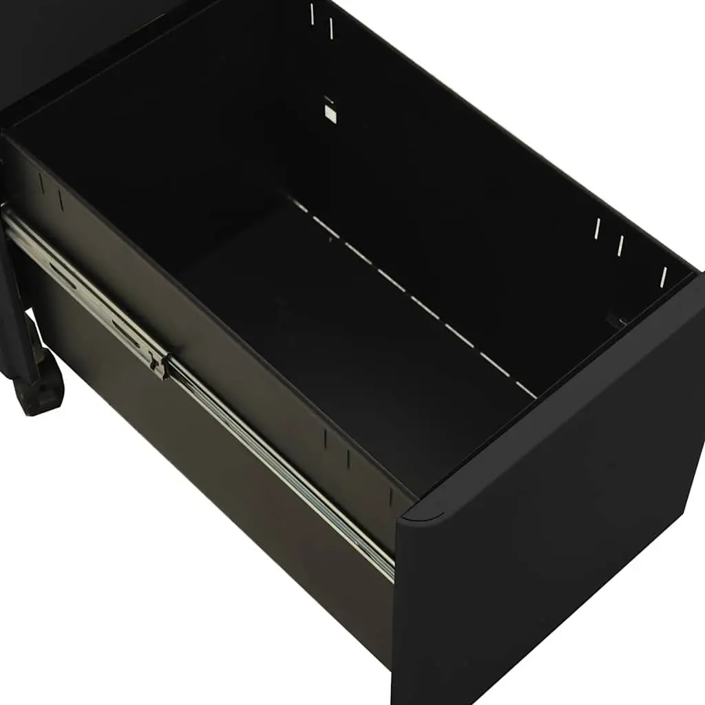 Steel Mobile File Cabinet with 3 Drawers