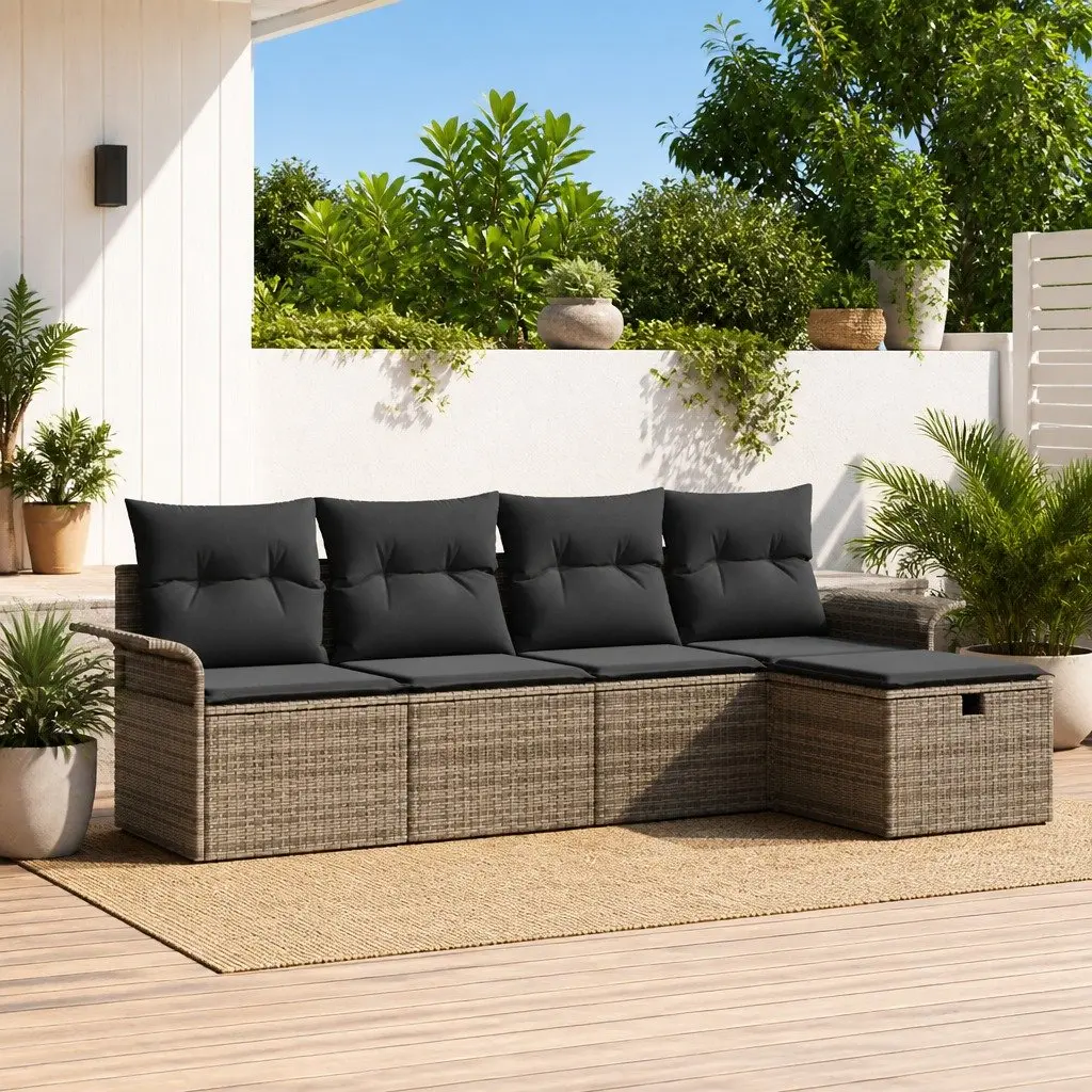 5-Piece Modular Garden Sofa Set for Relaxation