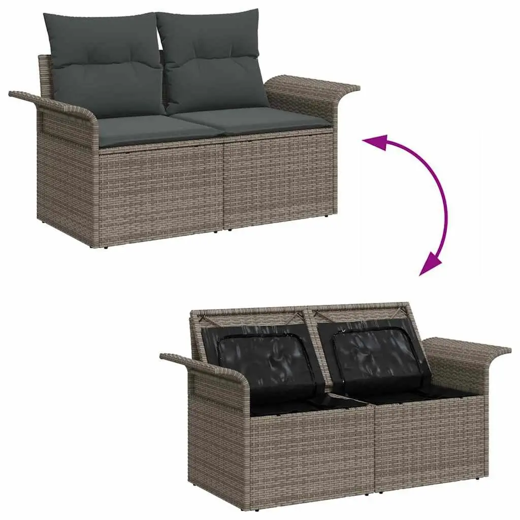 6-Piece Modular Garden Sofa Set for Outdoors
