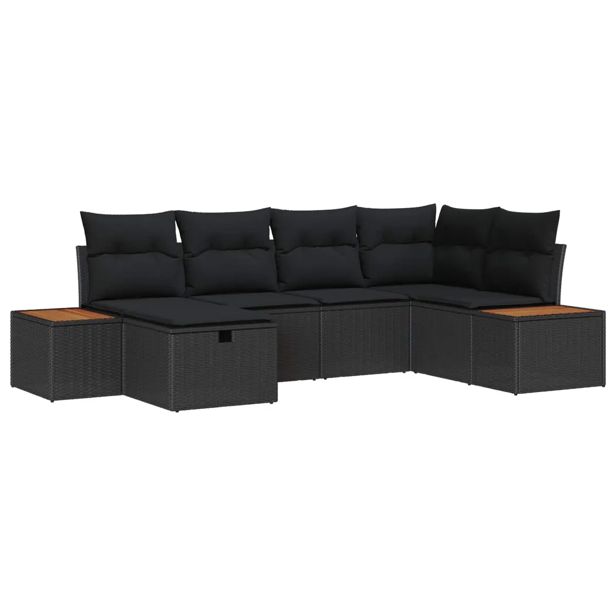 Modular Outdoor Garden Sofa Set with Cushions