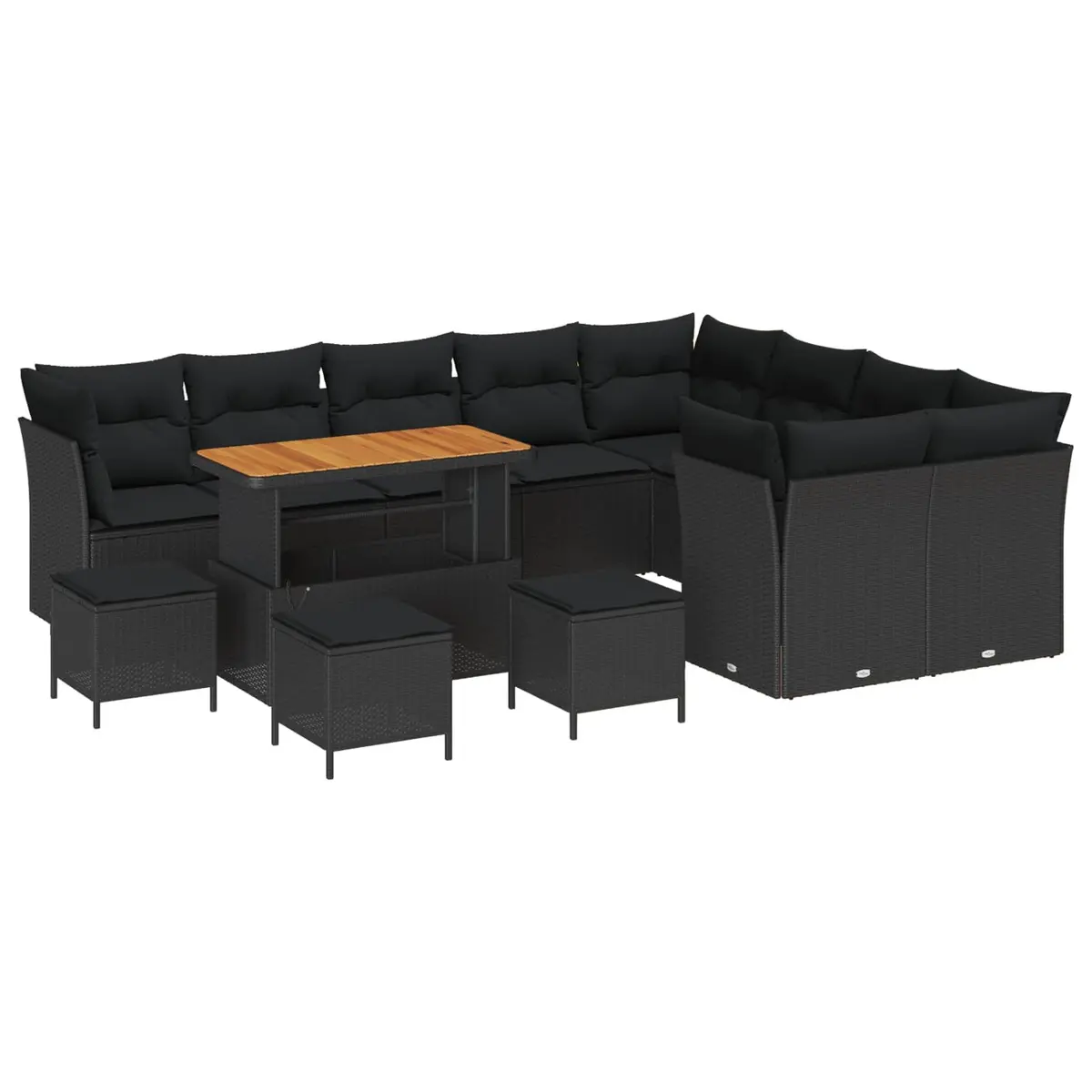 13-Piece Modular Outdoor Garden Sofa Set