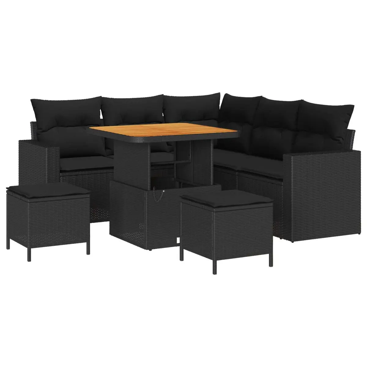 Modular 8-Piece Garden Sofa Set for Outdoor Living