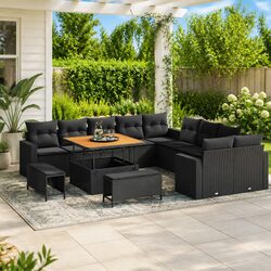 Premium Garden Sofa Set 13-Piece Adjustable Outdoor Furniture