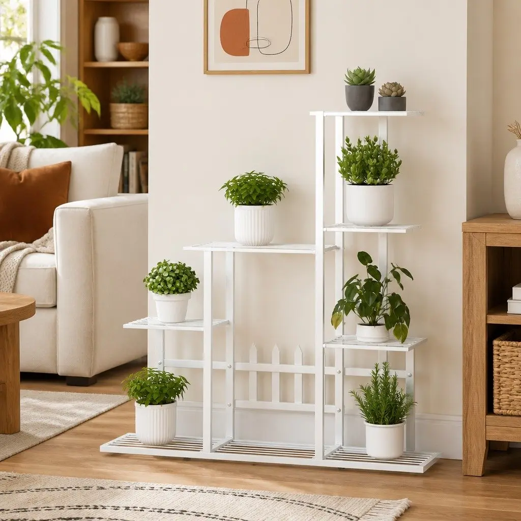 Metal Plant Stand for Home and Garden Display