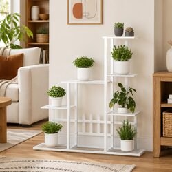 Durable Metal Plant Stand for Home and Garden Display