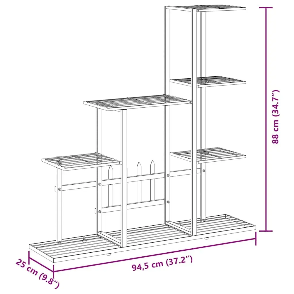 Metal Plant Stand for Home and Garden Display