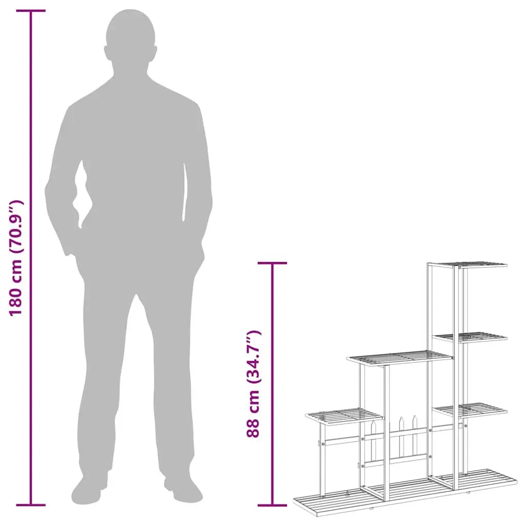 Metal Plant Stand for Home and Garden Display