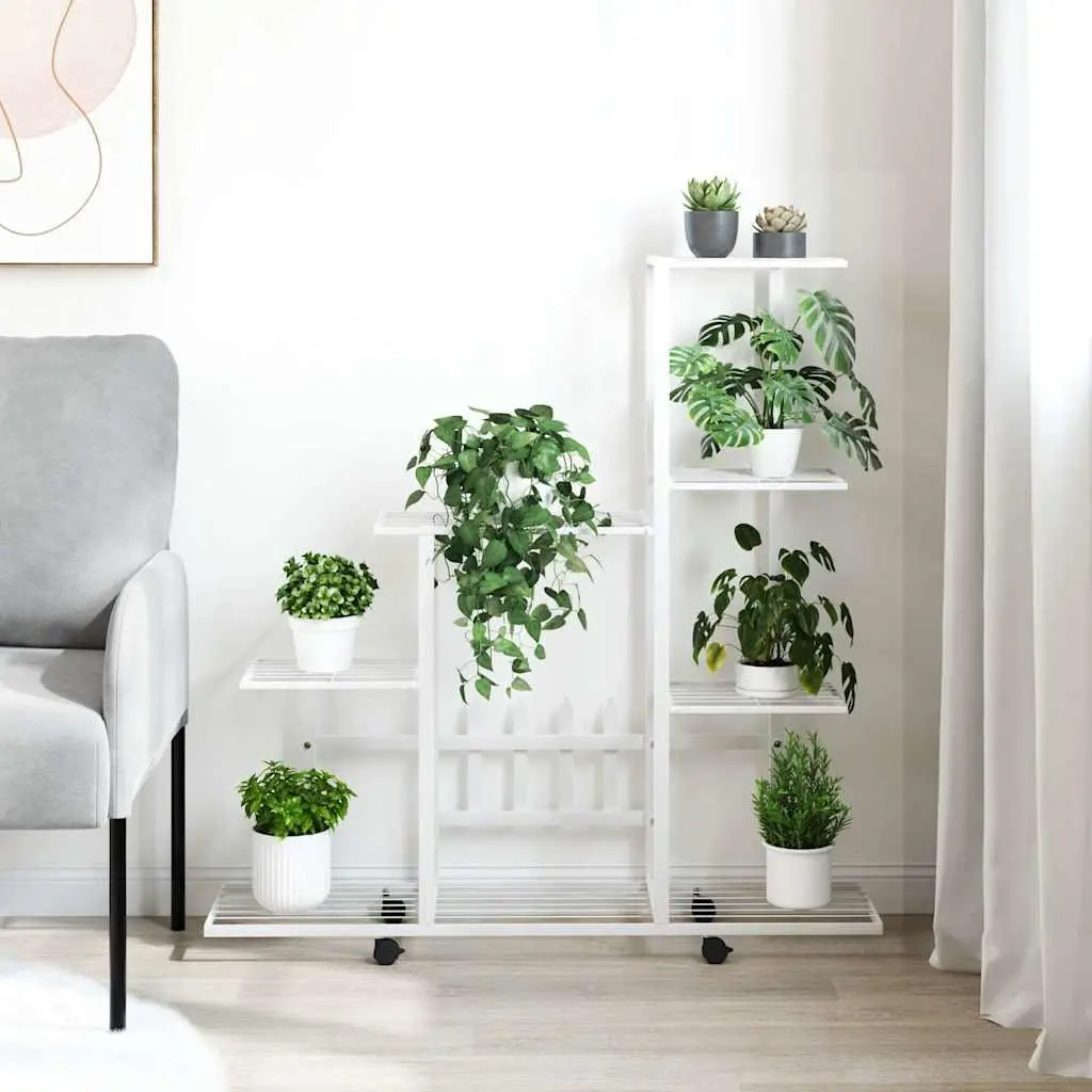 Metal Plant Stand with Wheels for Display