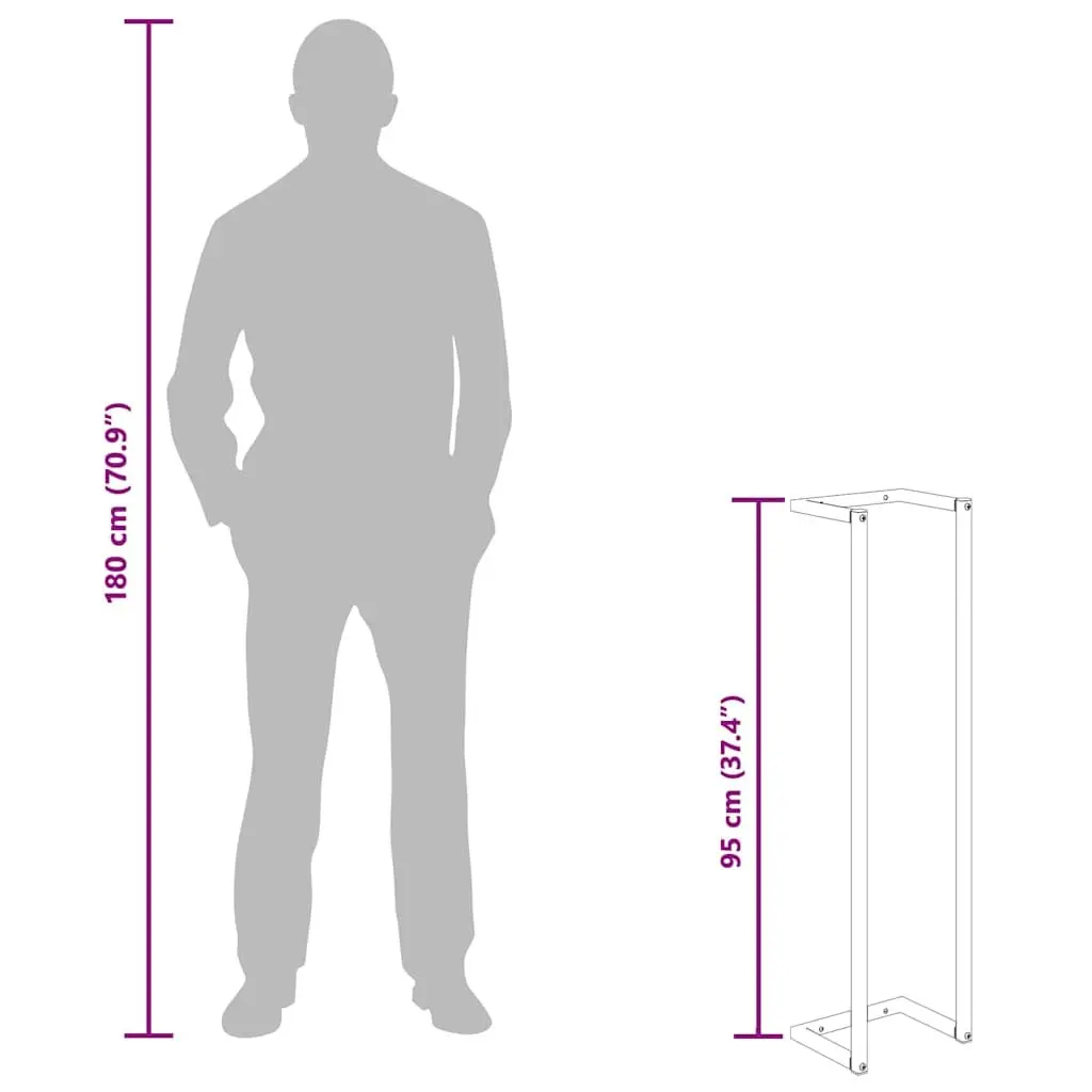 White Steel Towel Rack for Bathroom Organization