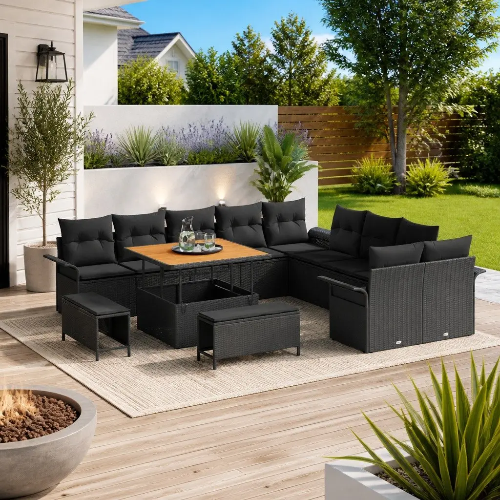 13-Piece Garden Sofa Set for Outdoor Relaxation