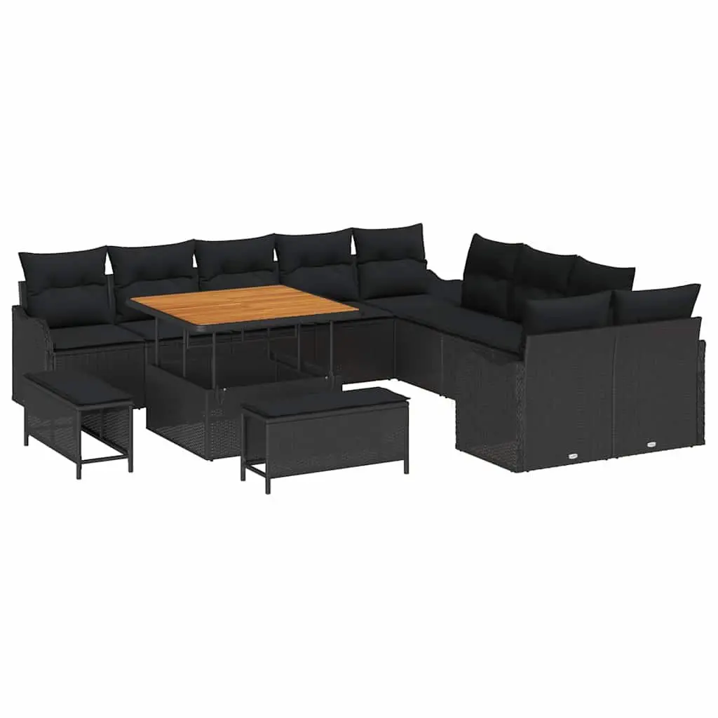 13-Piece Garden Sofa Set with Adjustable Height