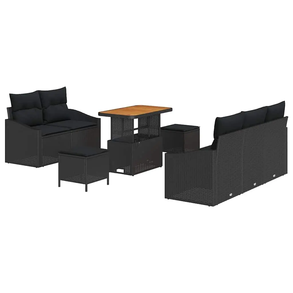 8-Piece Garden Sofa Set with Cushions