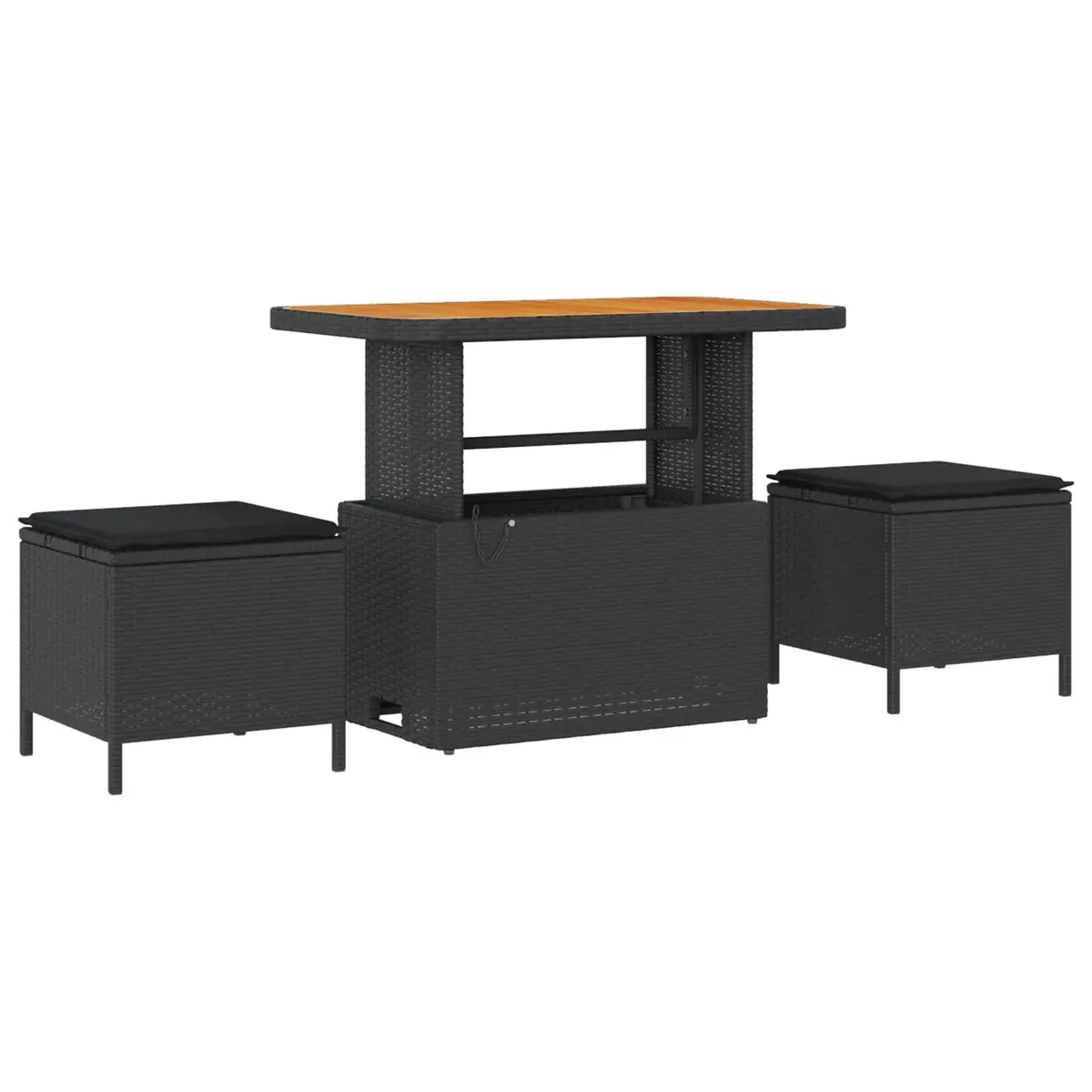 Modular 13-Piece Garden Sofa Set with Durable Black Rattan