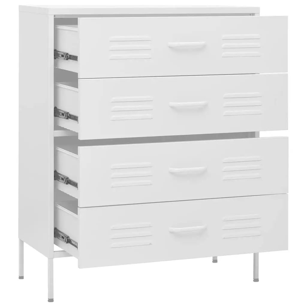 Chest of Drawers White Storage Cabinet Bedroom Furniture Organiser Drawers