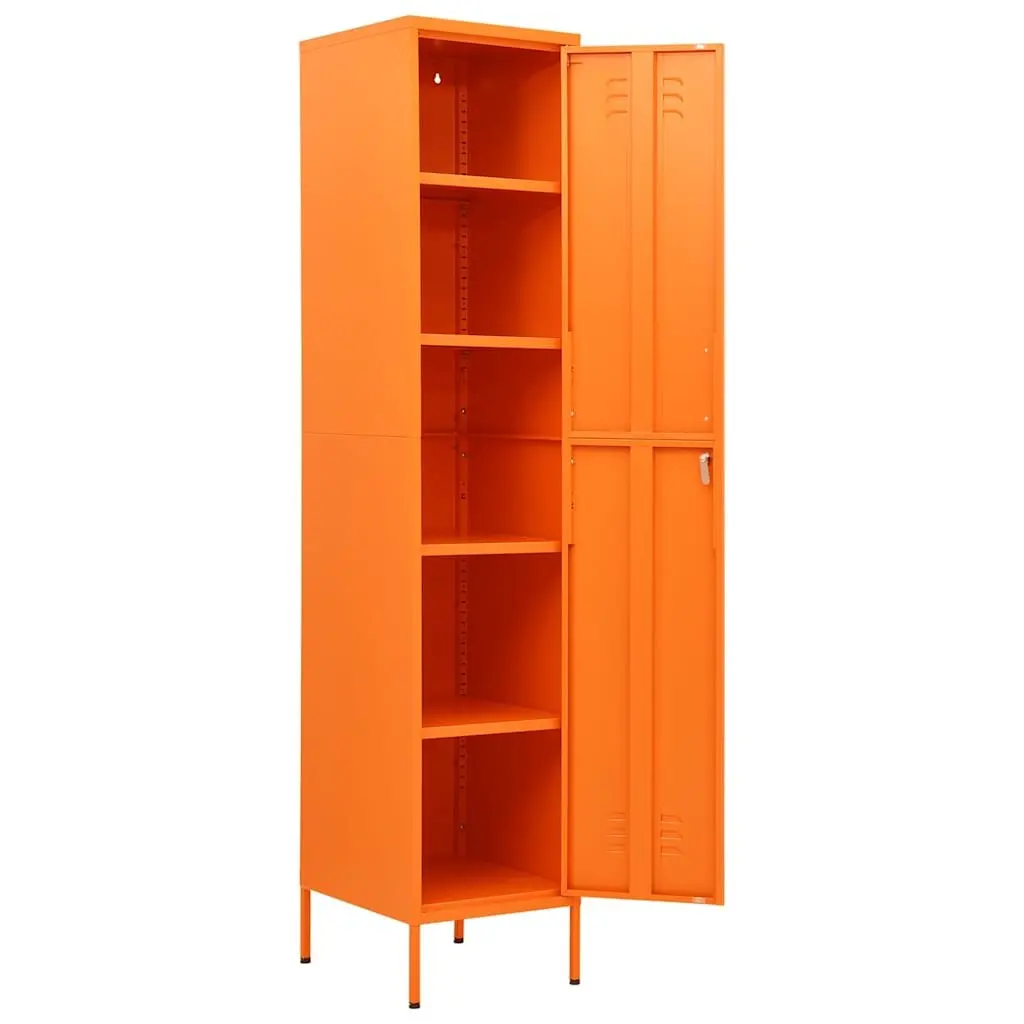 Steel Locker Cabinet with 4 Adjustable Shelves
