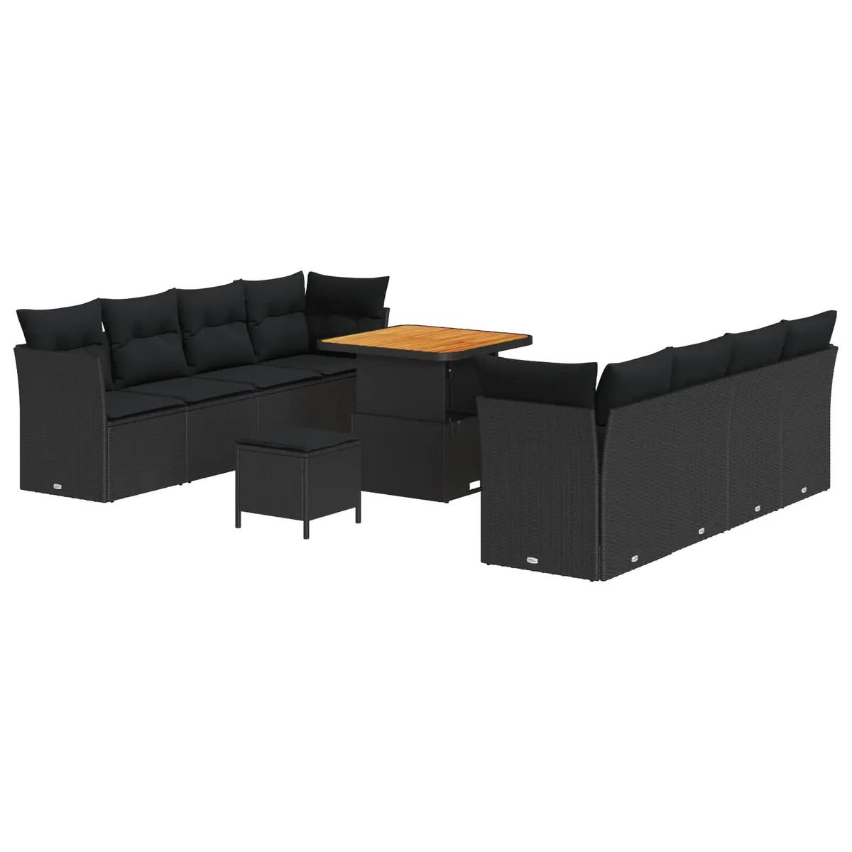 11 Piece Modular Outdoor Garden Sofa Set