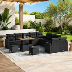 Durable Modular Garden Sofa Set with Cushions 17pc