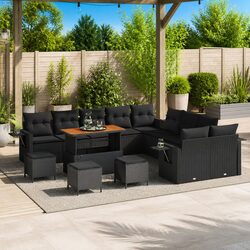 14-Piece Modular Rattan Garden Sofa Set