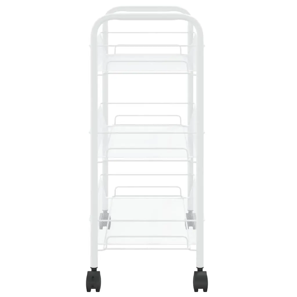 3-Tier Kitchen Trolley with Wheels and Brakes