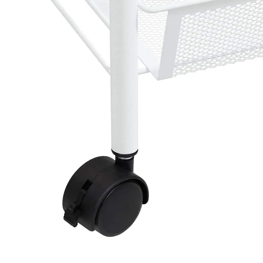 3-Tier Kitchen Trolley with Wheels and Brakes