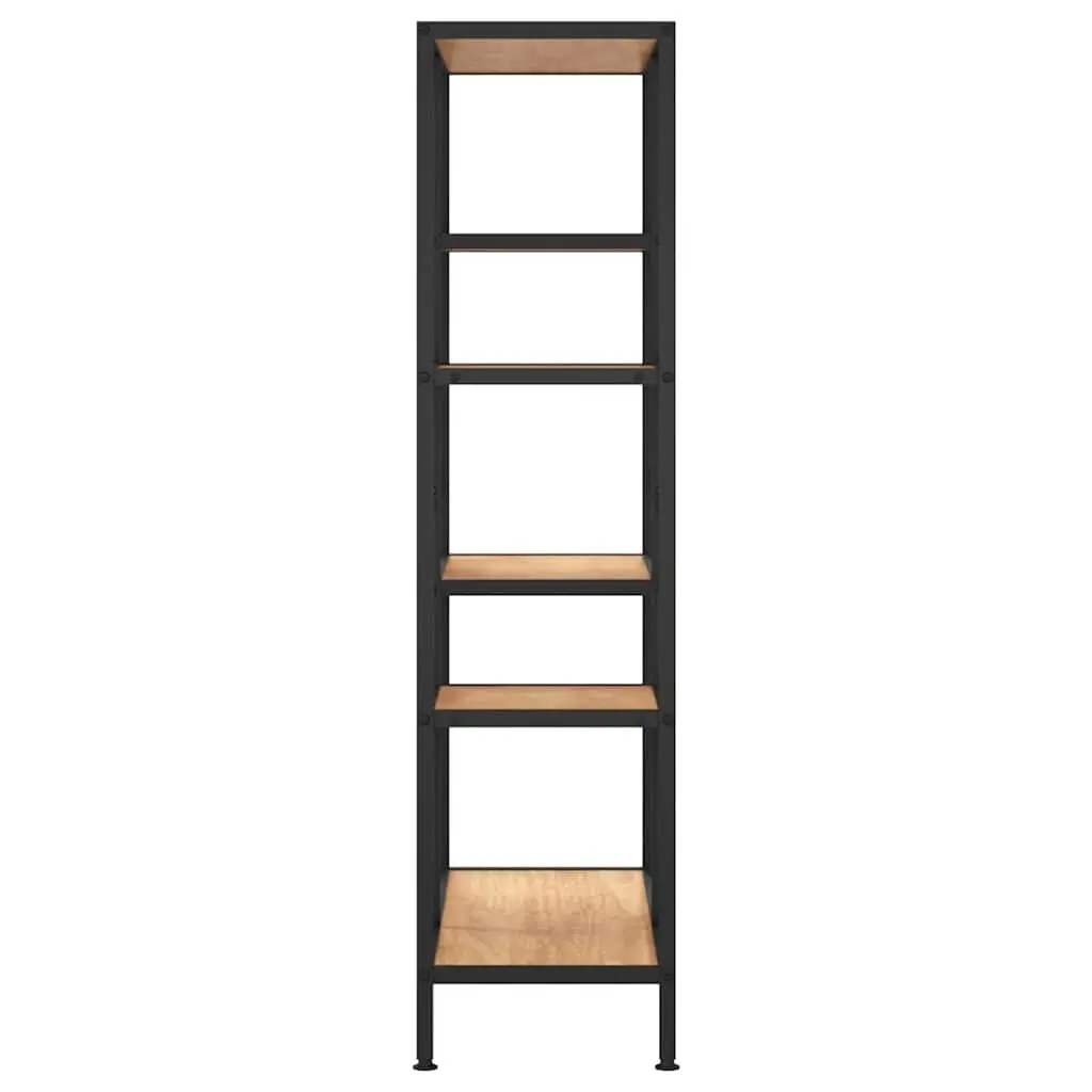 Brown Bookcase Shelving Unit 80x30x120 cm