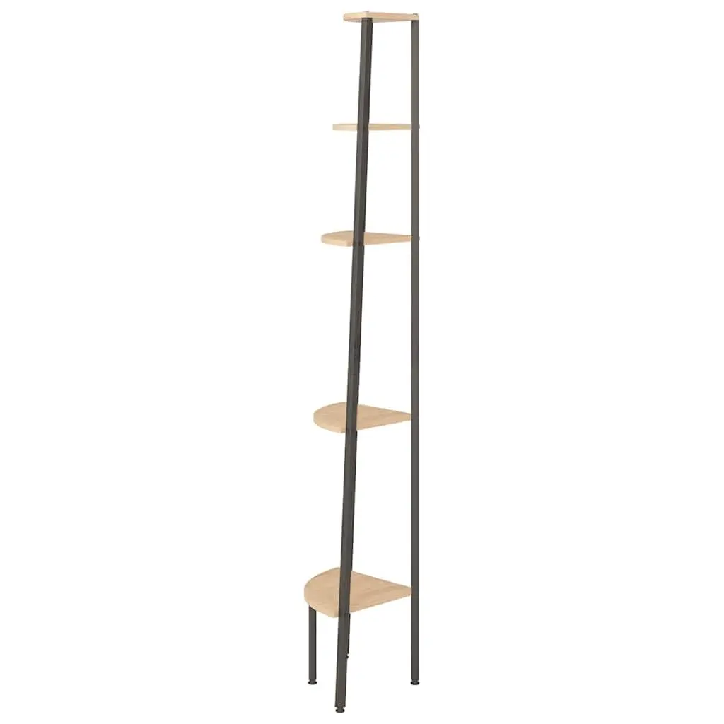 5-Tier Corner Shelf for Compact Spaces