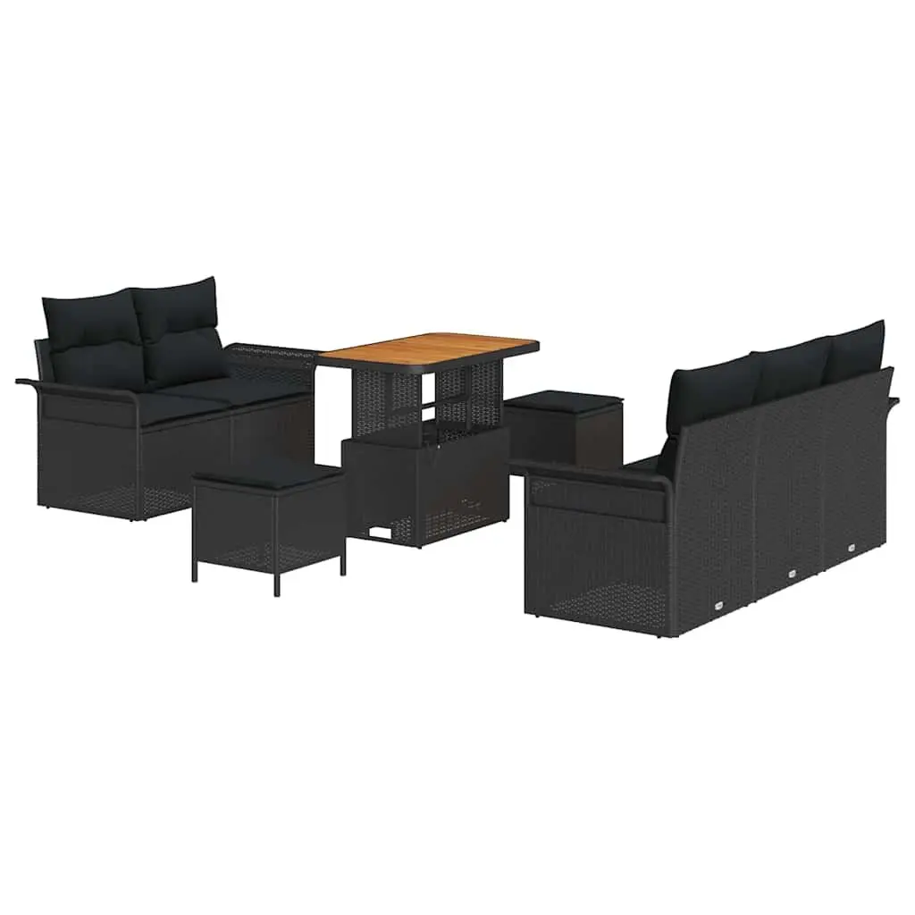 8 Piece Garden Sofa Set with Storage
