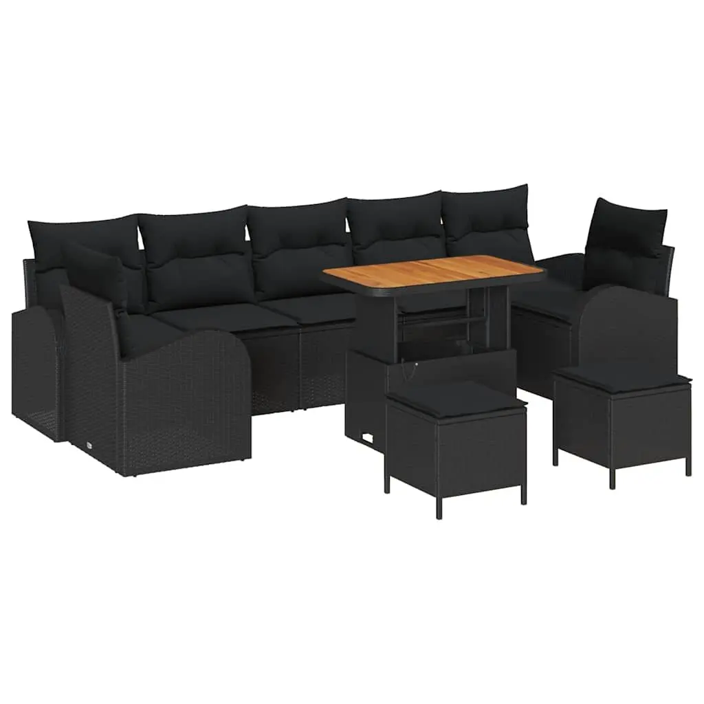 Modular Rattan Sofa Set for Outdoor Use