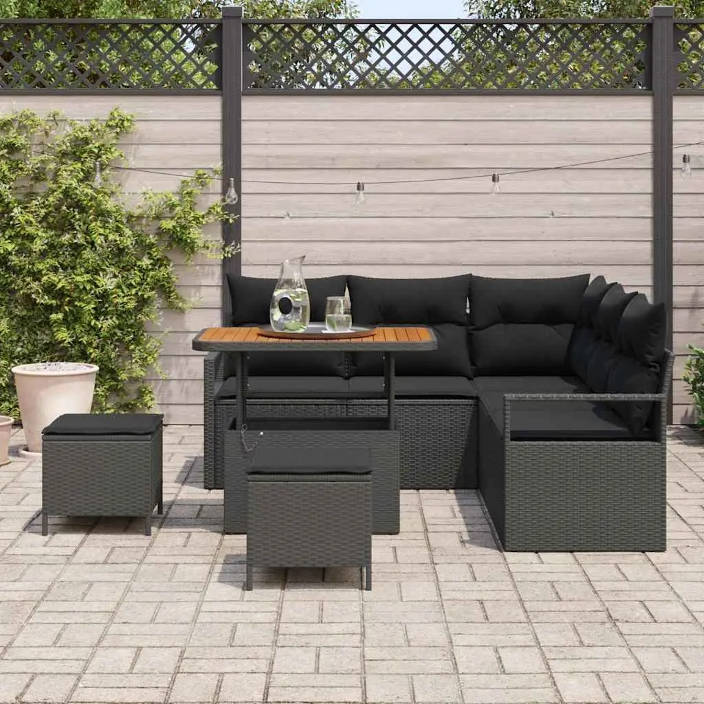Modular Rattan Sectional Sofa Set for Outdoor Living